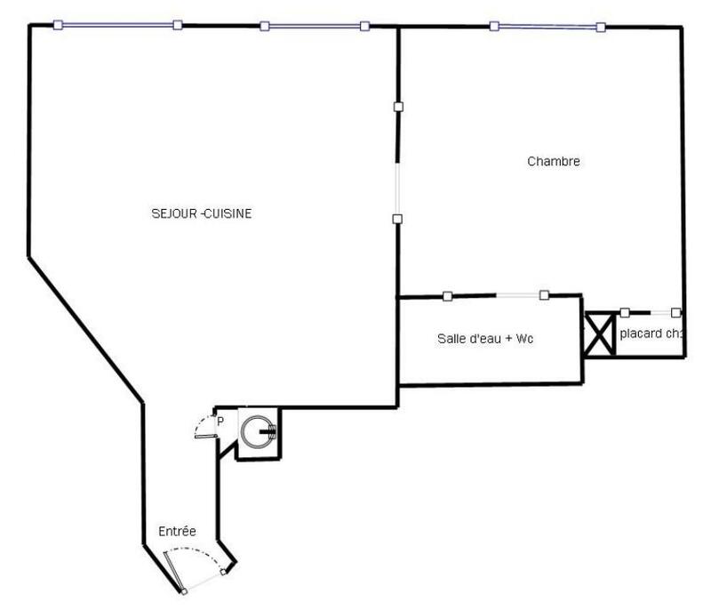 Appartement - 42 m² - 2 pièces