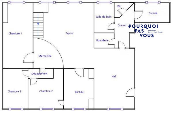 Appartement - 115 m² - 5 pièces