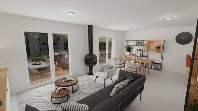 Maison - 96 m² - 4 pièces