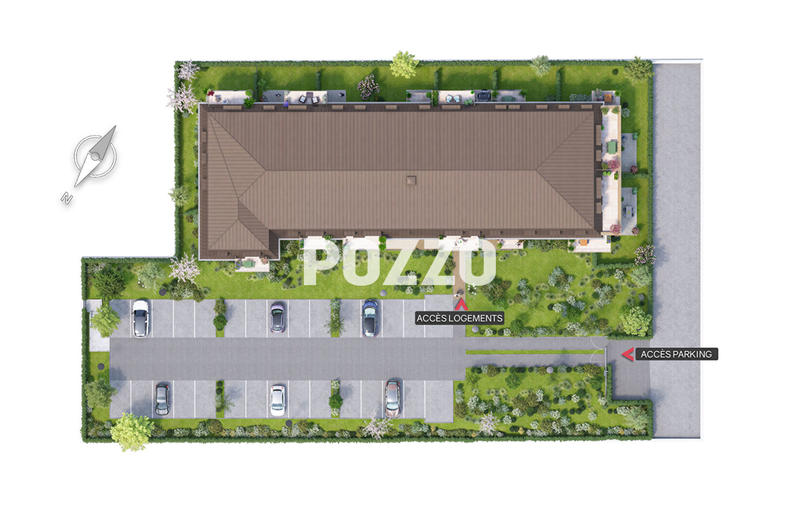 Appartement - 61 m² - 3 pièces