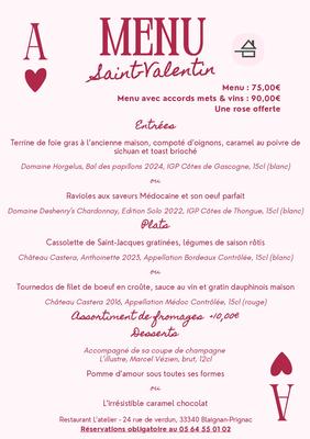 Saint-Valentin à "l'Atelier"
