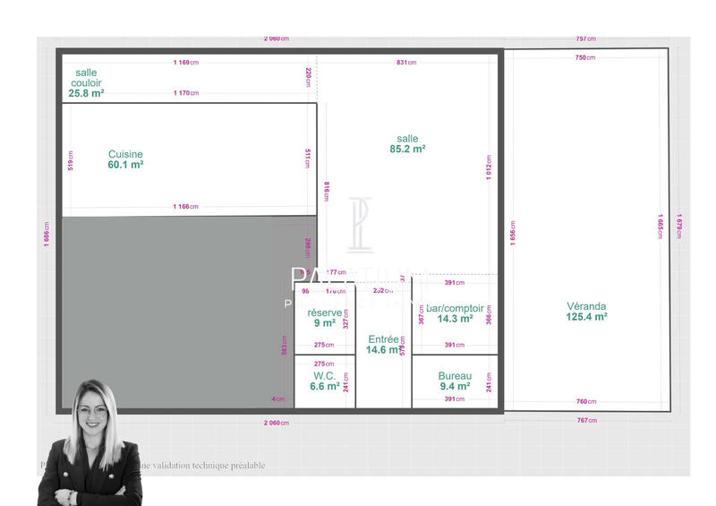 Local commercial - 225 m²