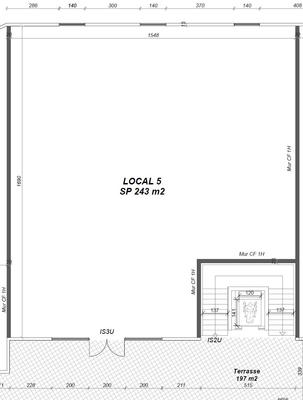 Local d'activités - 243 m²
