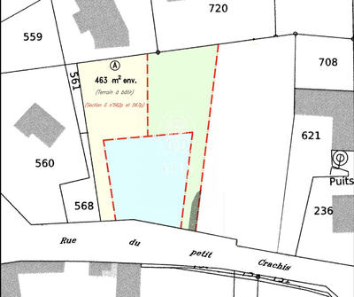 Terrain - 463 m²