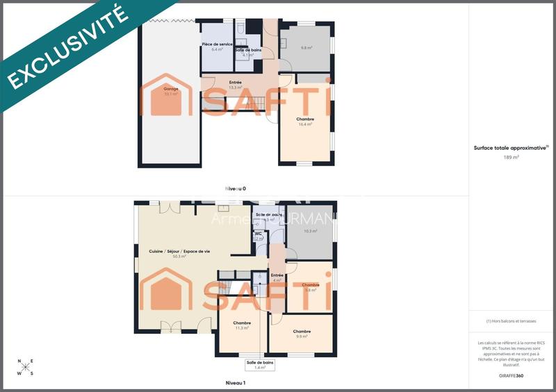 Maison - 156 m² - 6 pièces