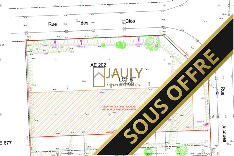 Terrain commercial - 2 231 m²