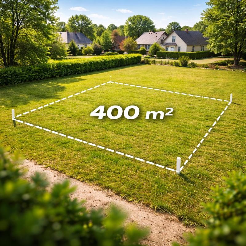 Terrain constructible - 400 m²