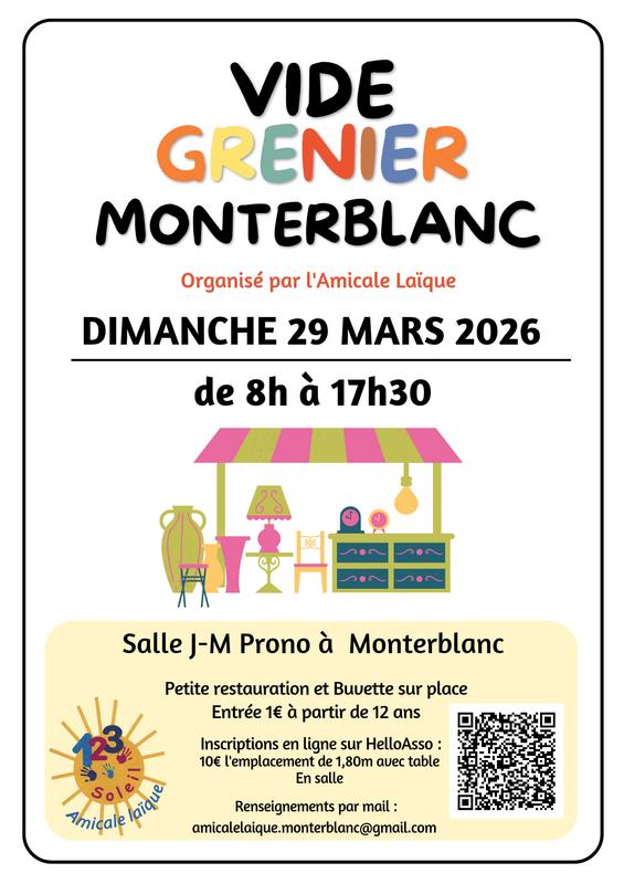 Vide-grenier de monterblanc