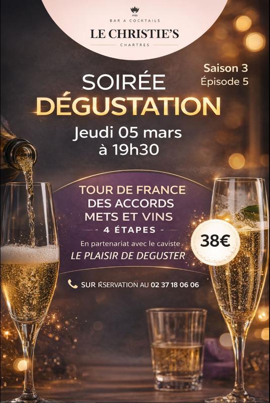 Christie's Tasting : Soirée Dégustation Accords Mets &amp; Vins