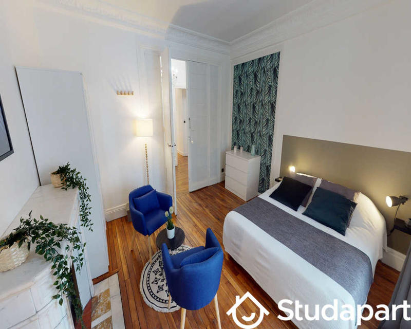 Chambre - 60 m² - 1 pièce