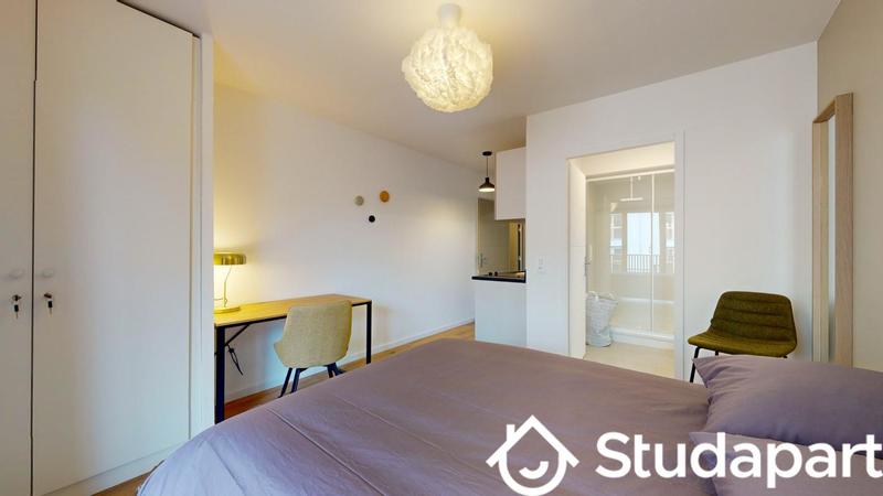 Chambre - 19 m² - 1 pièce