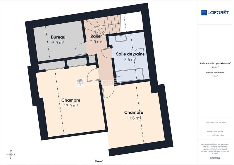 Appartement - 200 m² - 7 pièces