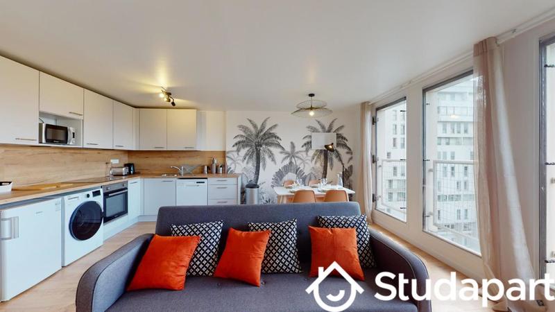 Chambre - 12 m² - 1 pièce