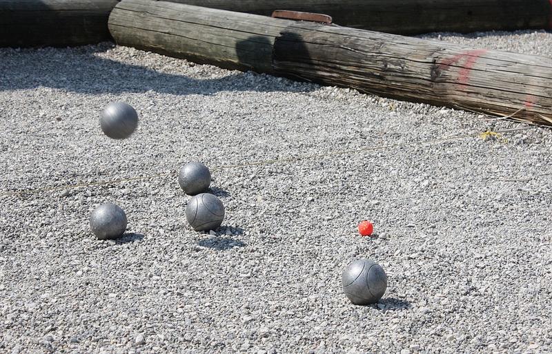 Concours de pétanque à Biscarrosse
