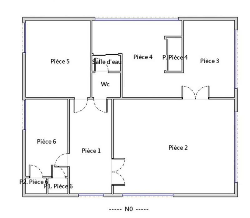 Bureau - 124 m² - 6 pièces