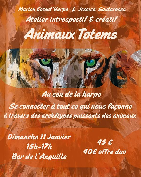 Atelier Animaux totems