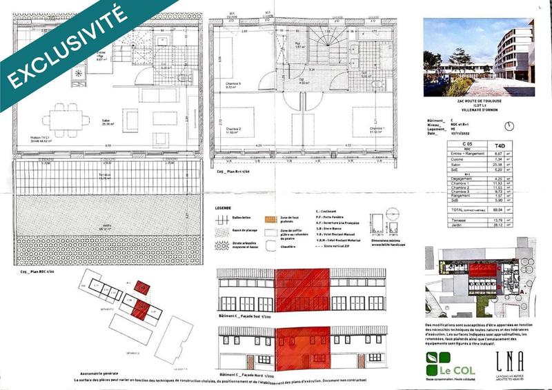 Maison - 90 m² - 4 pièces