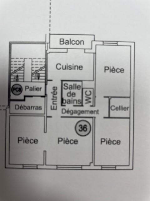 Appartement ancien - 78 m² - 4 pièces