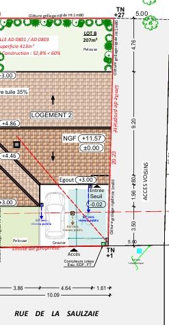 Maison - 92 m² - 4 pièces