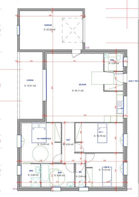 Maison - 104 m² - 4 pièces