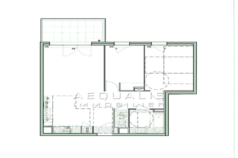 Appartement - 64 m² - 3 pièces