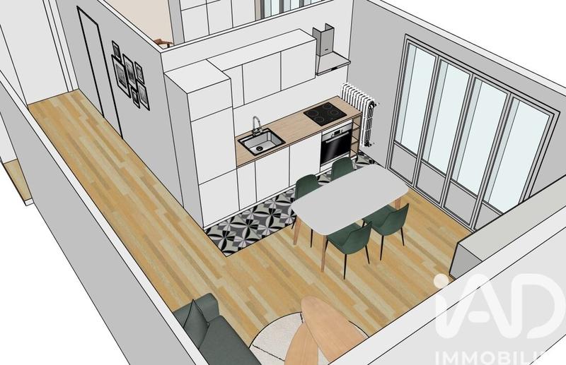 Appartement - 62 m² - 3 pièces