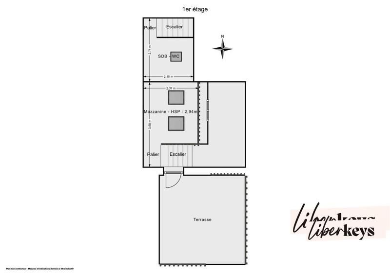Appartement - 59 m² - 3 pièces