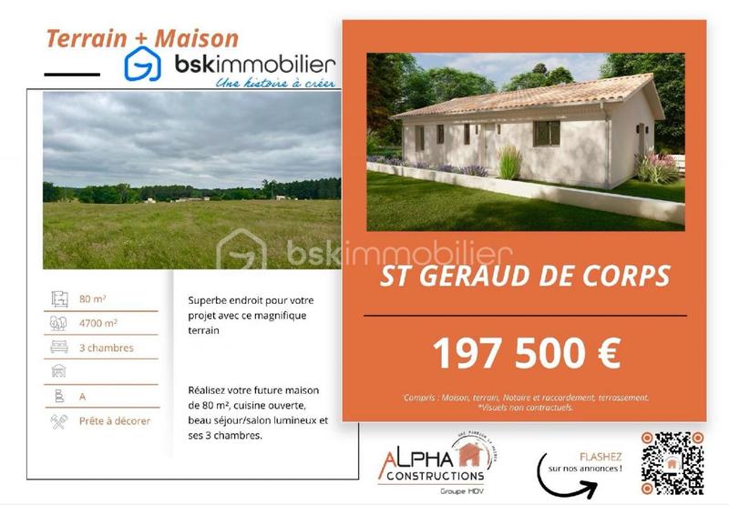Terrain constructible - 4 730 m²