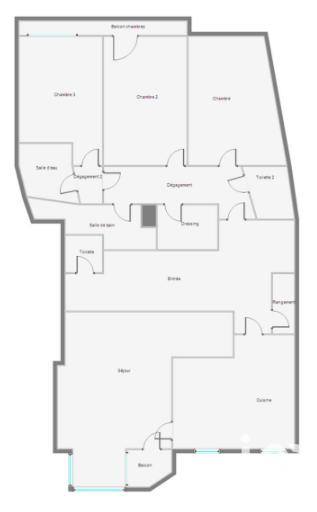 Appartement - 117 m² - 5 pièces