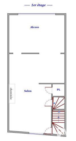 Maison de village - 94 m² - 4 pièces