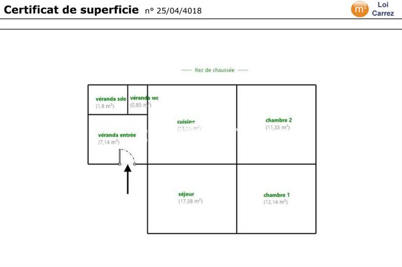 Maison - 53 m² - 3 pièces