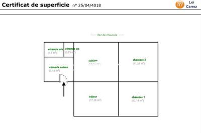 Maison - 53 m² - 3 pièces