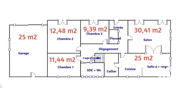 Maison - 253 m² - 7 pièces