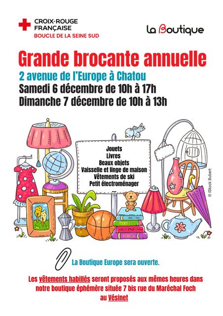 Brocante annuelle de la croix rouge