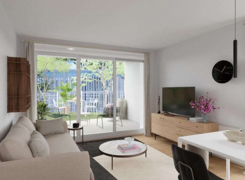 Appartement - 46 m² - 2 pièces