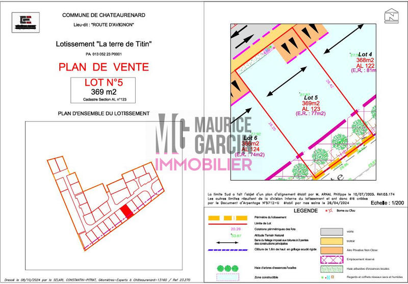 Terrain - 368 m²