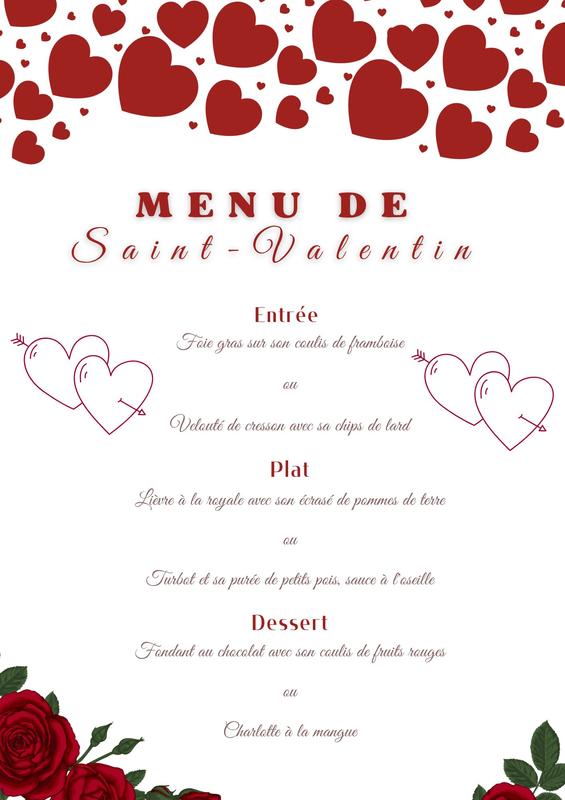 Le Coq d'Or : Menu de la Saint-Valentin