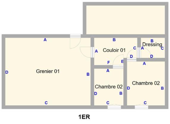 Maison jumelée - 82 m² - 3 pièces