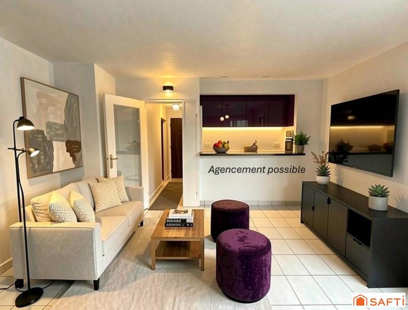 Appartement - 50 m² - 2 pièces