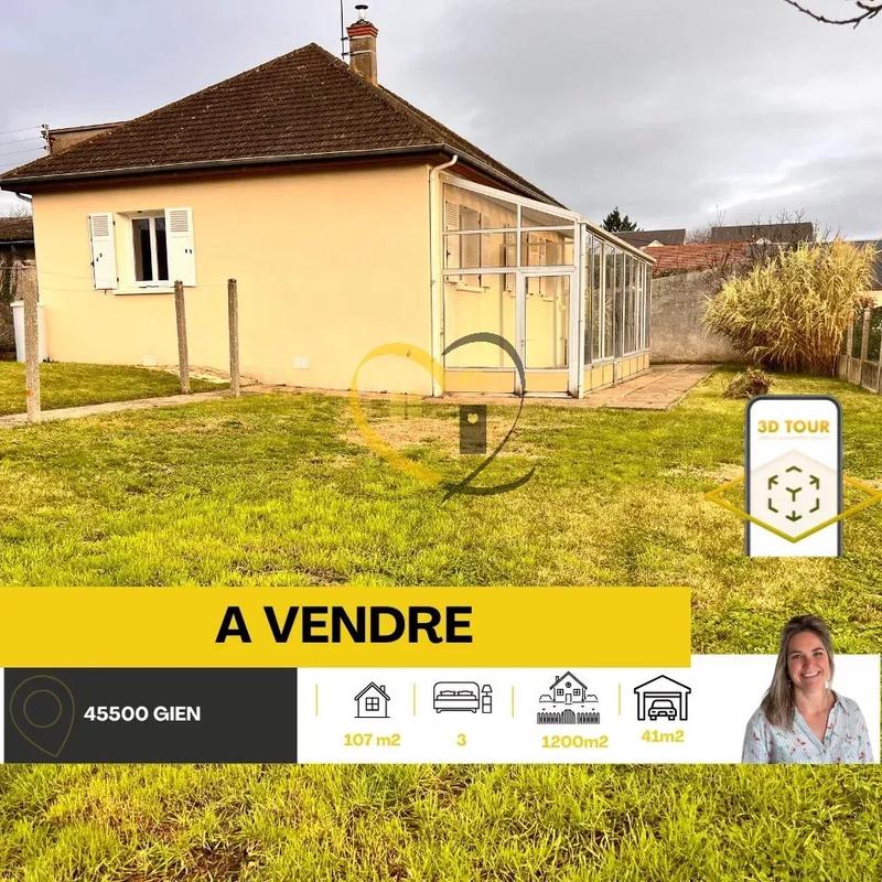 Maison - 107 m² - 5 pièces