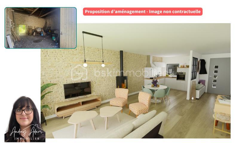 Grange - 60 m² - 1 pièce