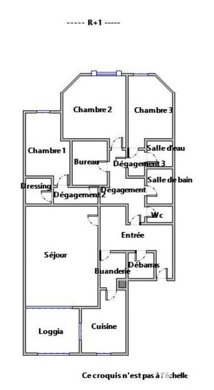 Appartement - 91 m² - 5 pièces
