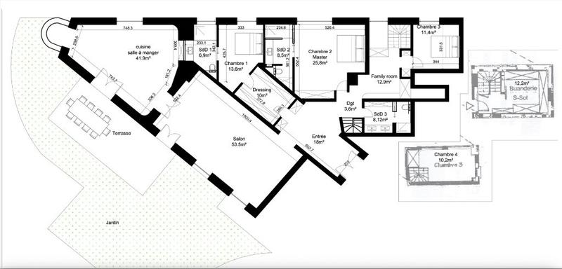 Appartement - 201 m² - 6 pièces