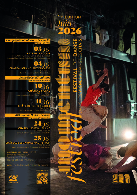 Festival Momentum - Area Jeune Ballet Genève - Château Cheval Blanc - Saint-Emilion