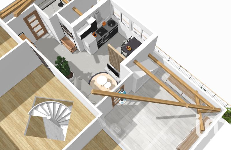 Appartement - 55 m² - 2 pièces