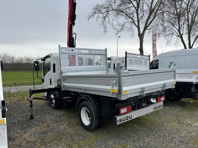 Isuzu M27 Gen 2 3.0l 150ch Bva Benne Alu + Grue Fassi F30 + Radiocommande + Allonge