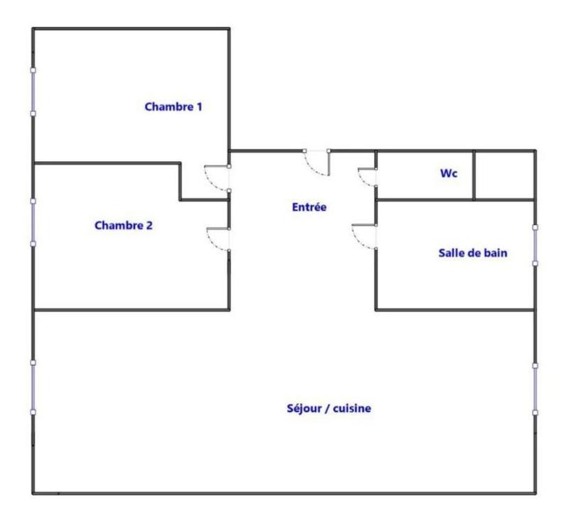 Appartement - 66 m² - 3 pièces