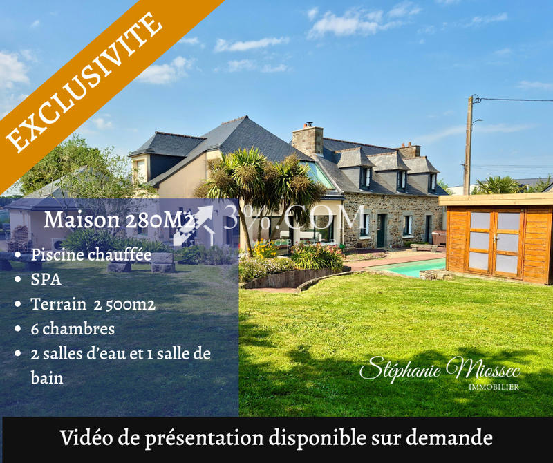 Maison en pierre - 280 m² - 8 pièces