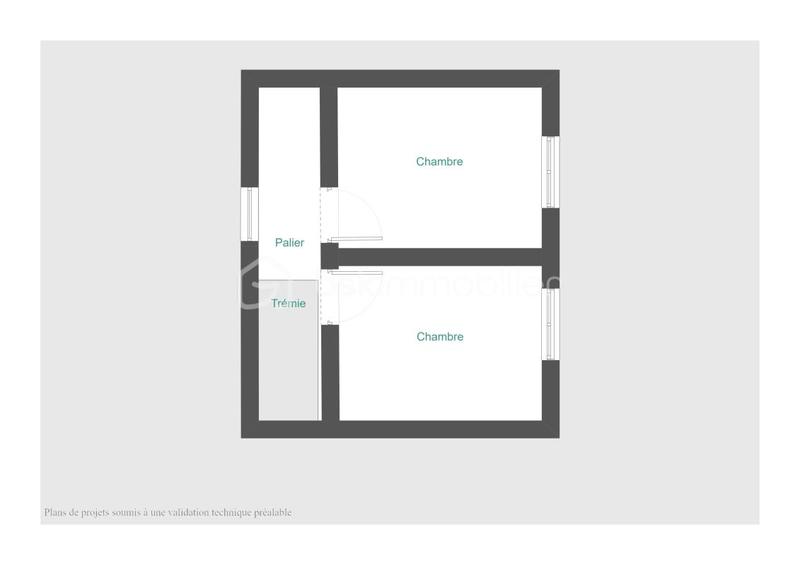 Maison - 60 m² - 4 pièces