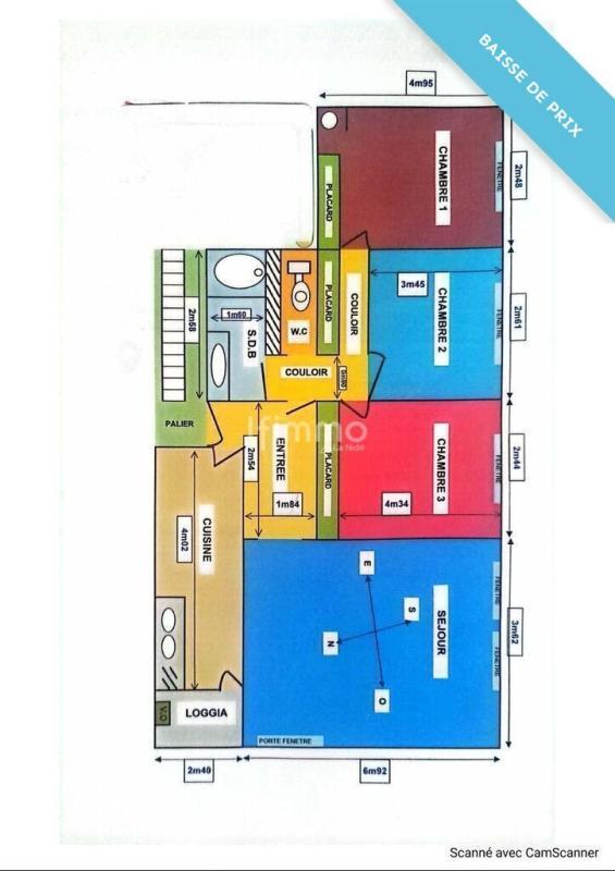 Appartement - 84 m² - 5 pièces